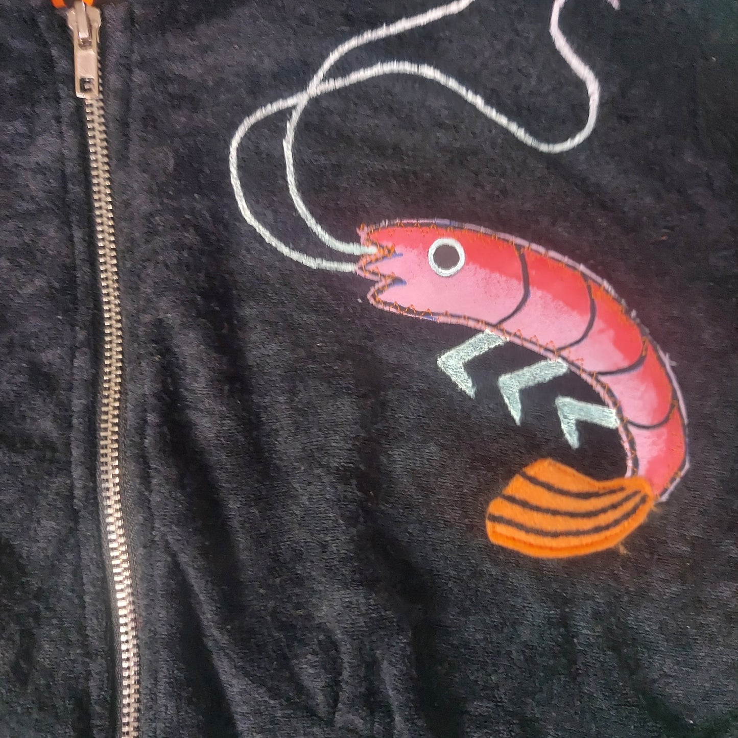 Shrimply the Best Hoodie Small-Medium