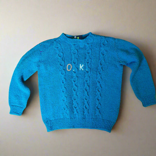 It is O.K. Thick Sweater Medium Large