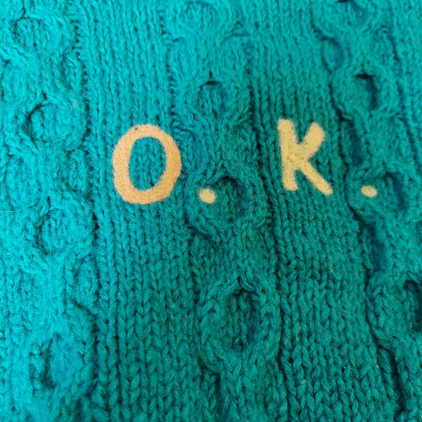 It is O.K. Thick Sweater Medium Large