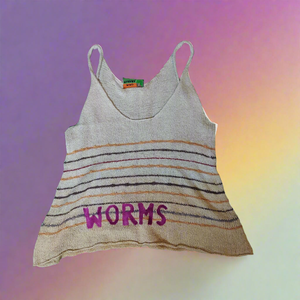 Earthy Knitted Tank Medium