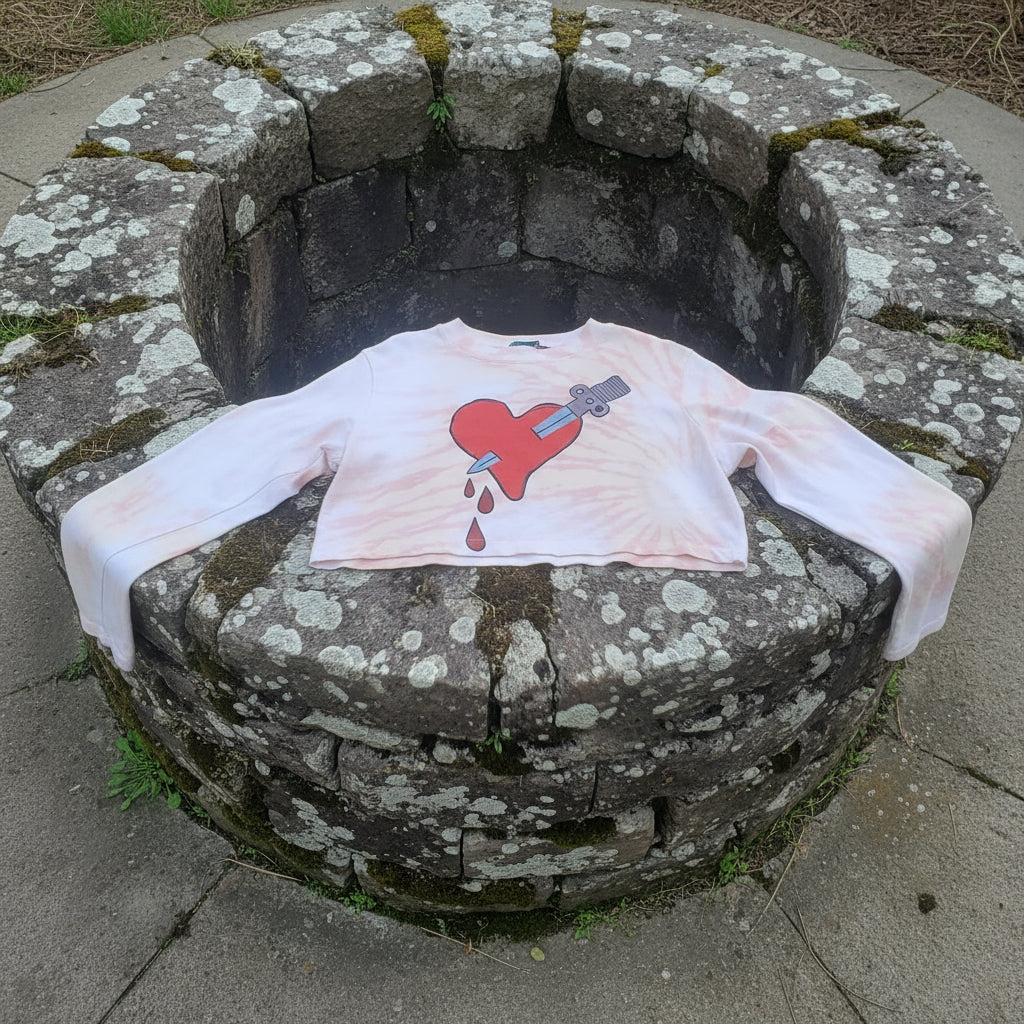 Heart Breaker Cropped Long Sleeve Large