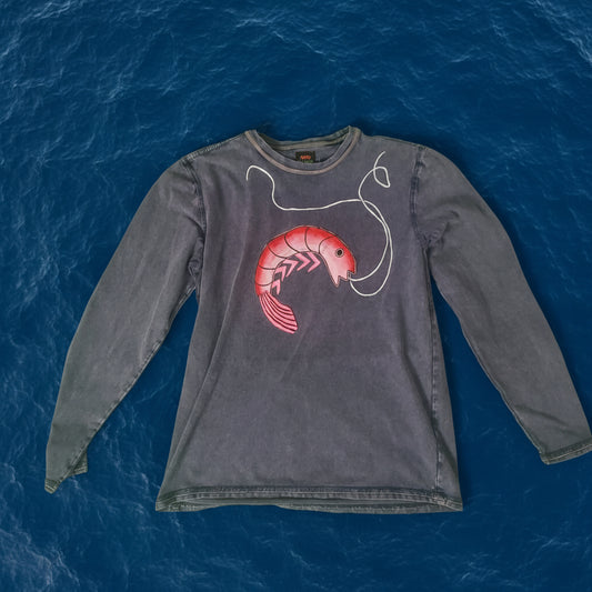 Shrimp Life Long Sleeve Large