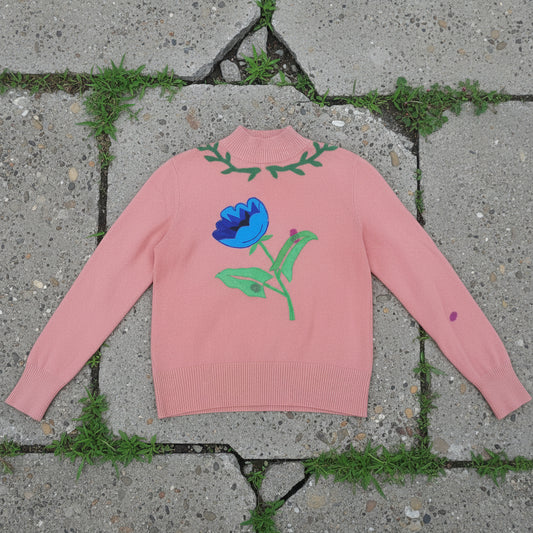 French Wallpaper Cashmere Sweater Medium-Large