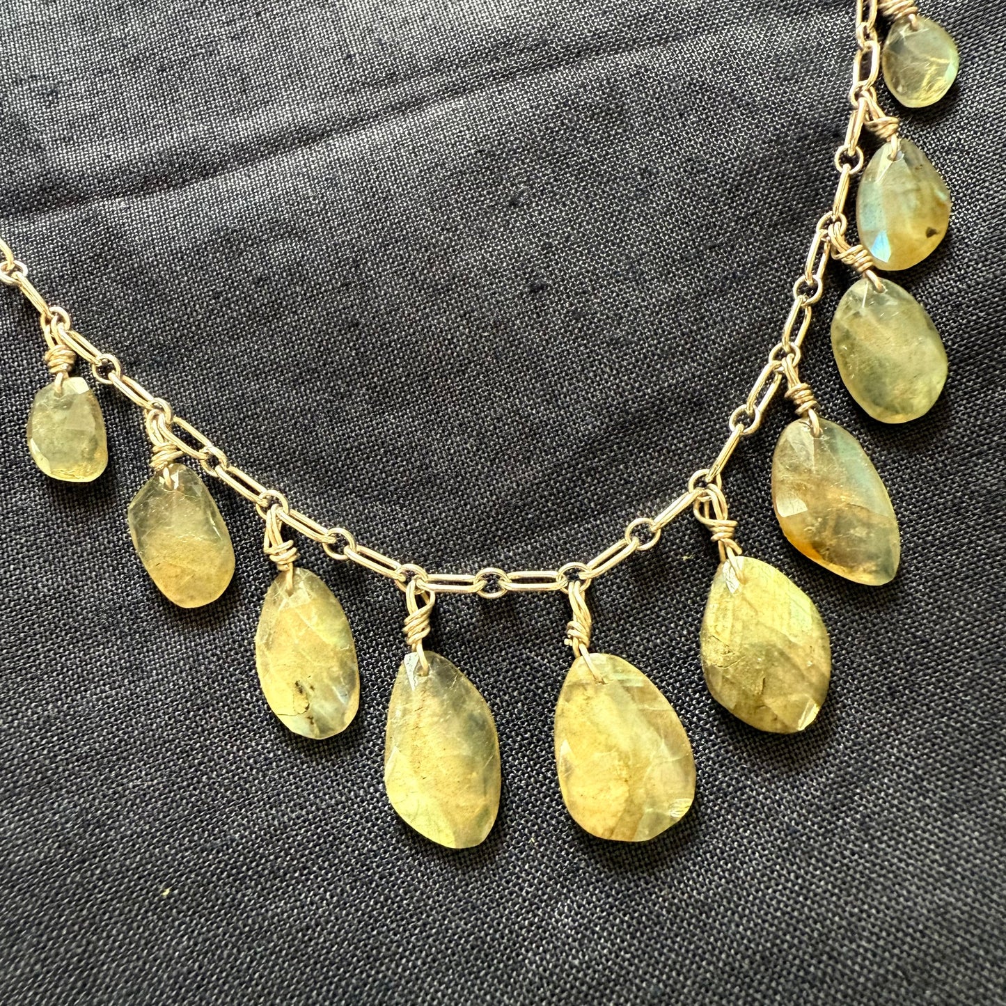 CHUNK Necklace (labradorite)