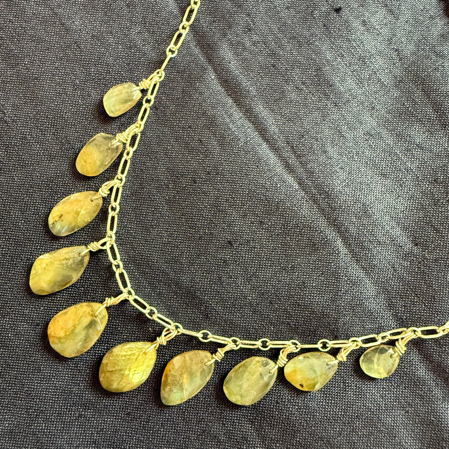 CHUNK Necklace (labradorite)