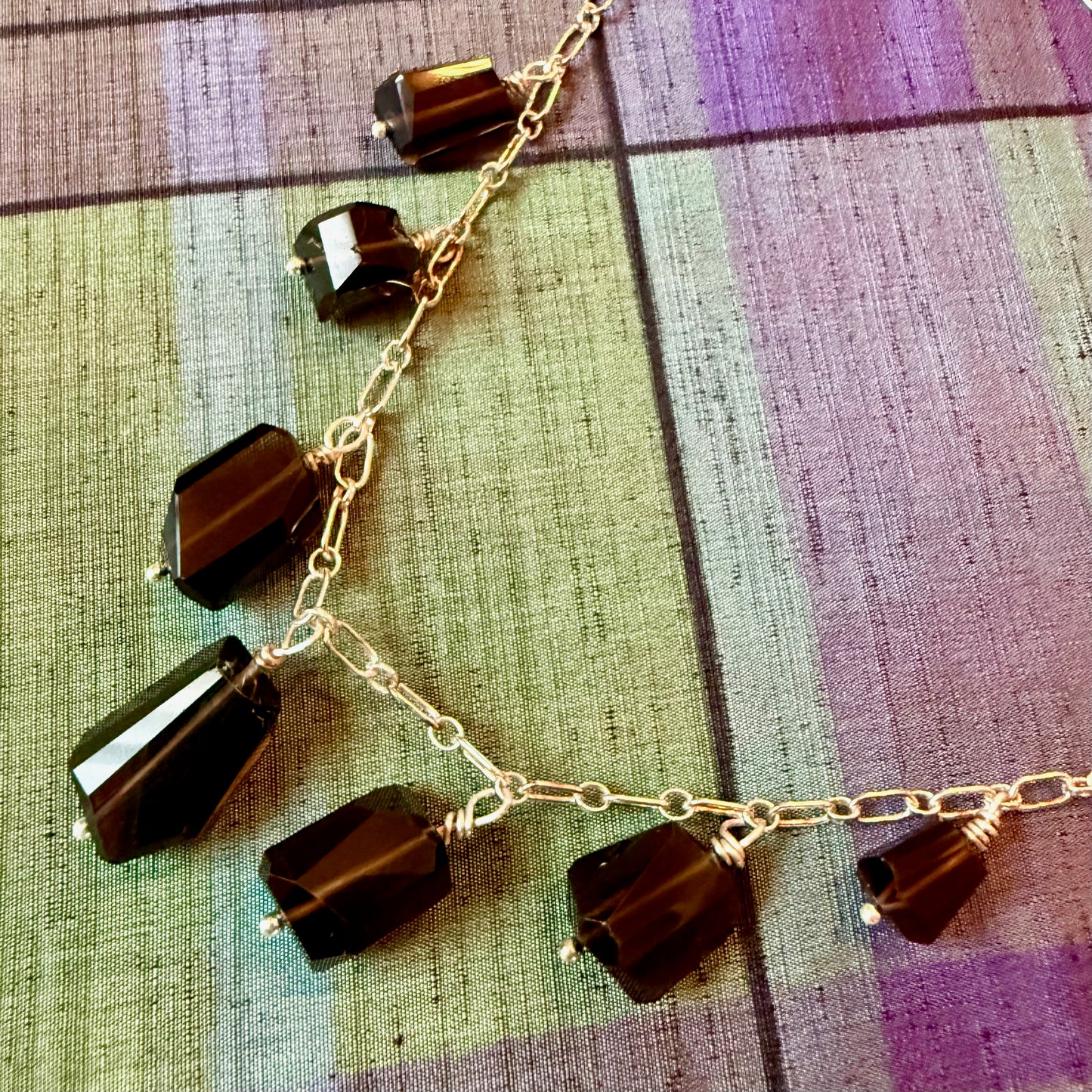CHUNK Necklace (smoky quartz)