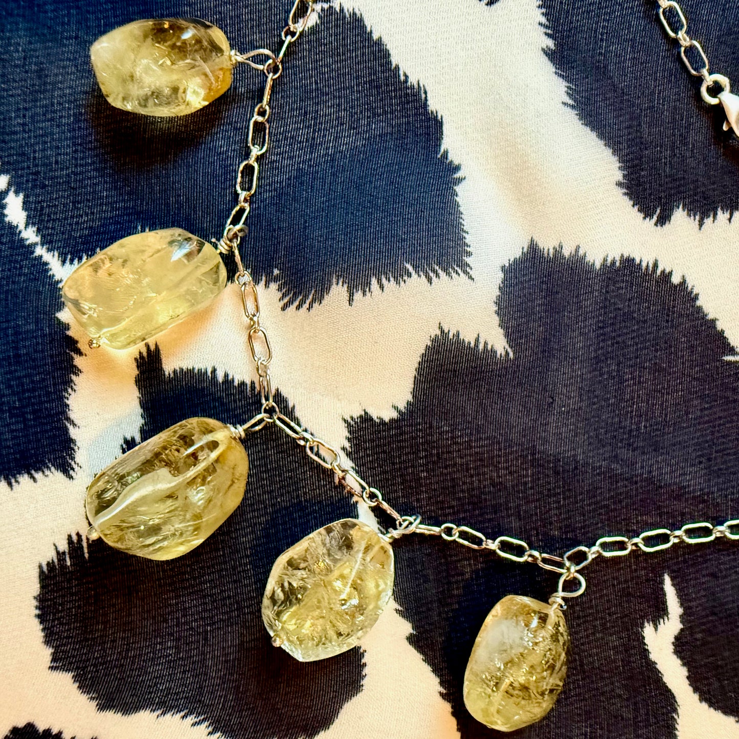 CHUNK Necklace (citrine)