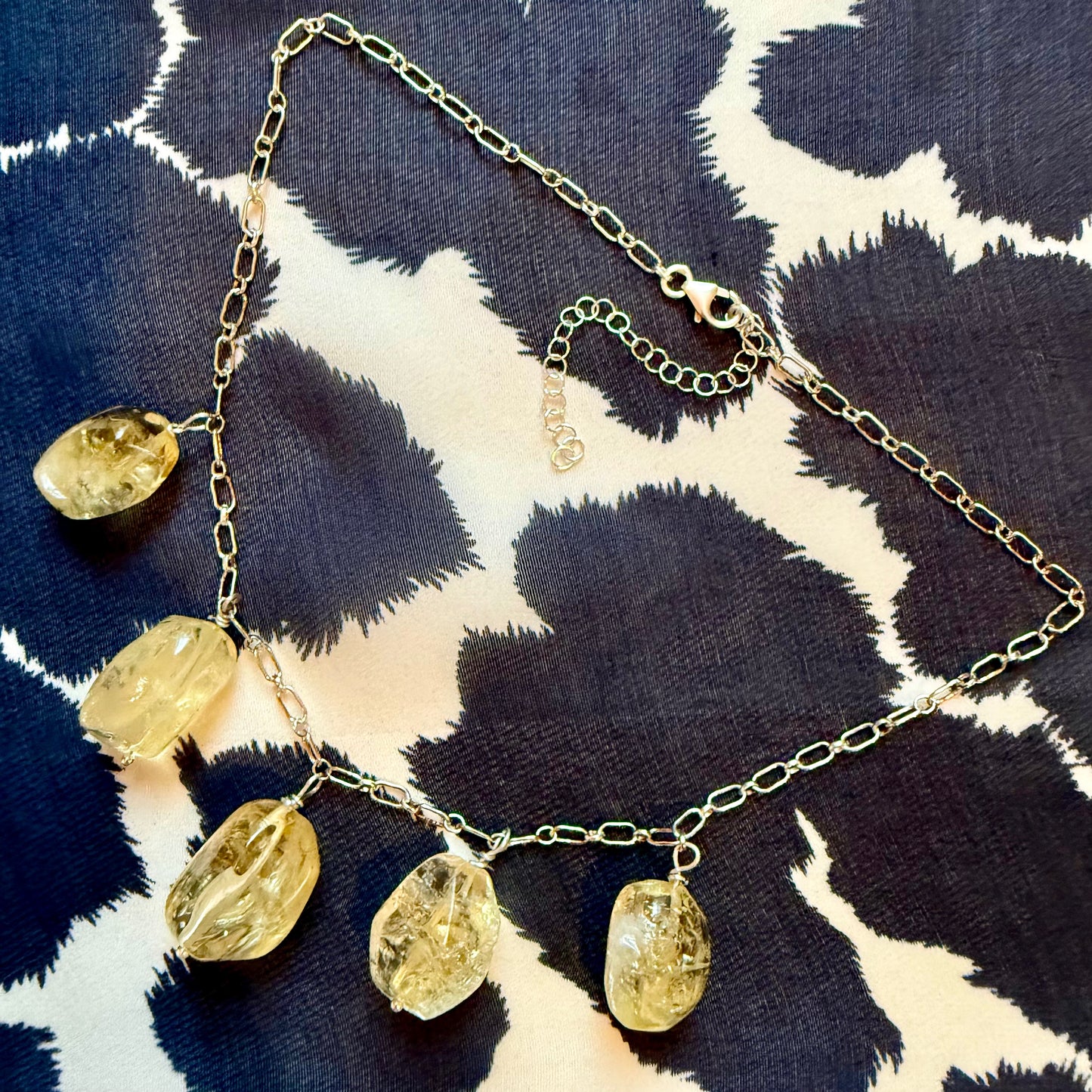 CHUNK Necklace (citrine)